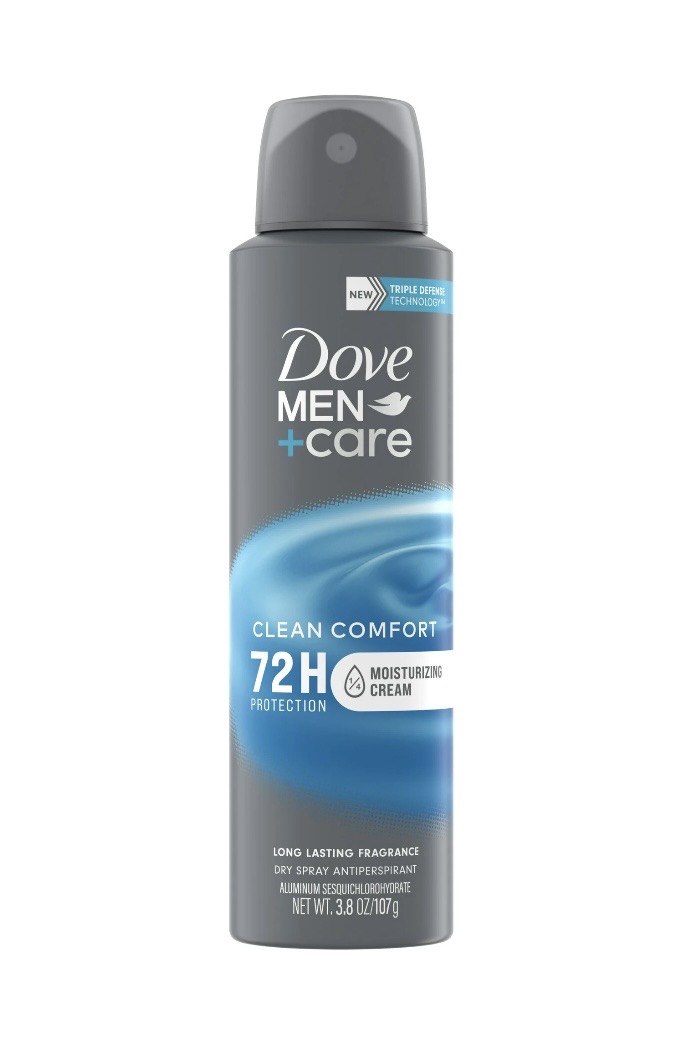 4.99 DOVE MEN + CARE CLEAN COMFORT 72 HOUR 150 ML
